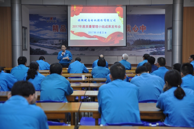 皖南電機(jī):總經(jīng)理陳學(xué)鋒作總結(jié)講話(huà) 皖南電機(jī):總經(jīng)理陳學(xué)鋒作總結(jié)講話(huà)