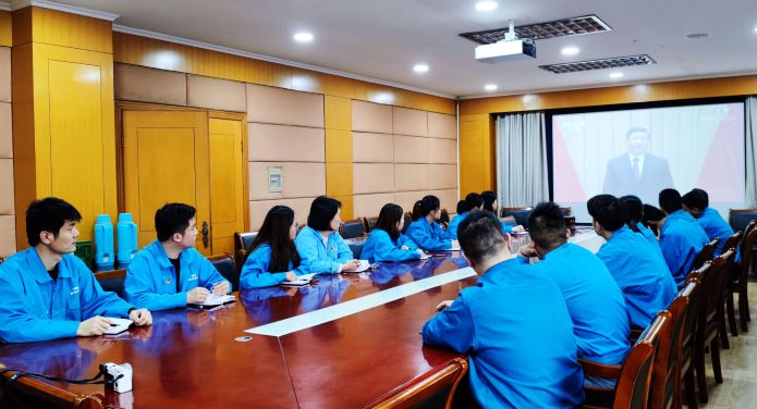 皖南電機(jī)團(tuán)委組織觀看慶祝中國共青團(tuán)成立100周年大會 皖南電機(jī)團(tuán)委組織觀看慶祝中國共青團(tuán)成立100周年大會